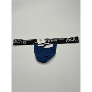Jack Adams Royal Blue Flyer Thong Men Large Royal Blue Skimpy Showy Underwear